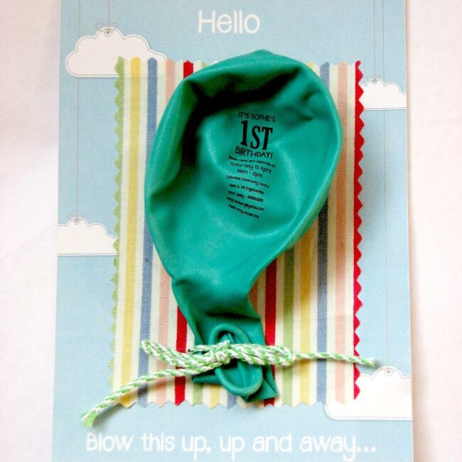 Balloon-Invitation