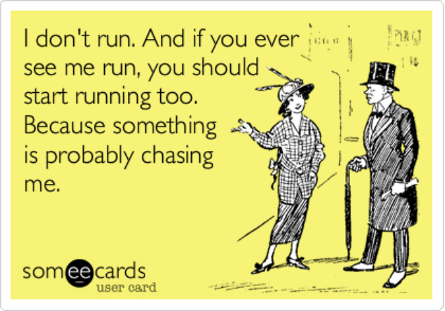 running